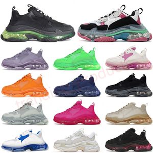 balenciaga triple s balencaigas shoes triple-s Platform Luxurys Designer mens Women Casual Shoes 【code ：L】 Black White Green Orange Clear Sole Runenrs Trainers