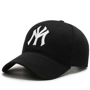 Nowojorski haftowany czapka baseballowa 100% bawełna My Father Hat Letter Summer Sun Hip Hop Fashion227D
