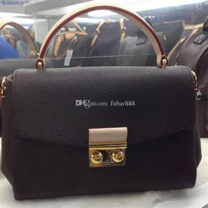 Bola de couro genuíno de alta qualidade Bolsa de ombro de Pochette de Pochette Sacos Crossbody 415812689