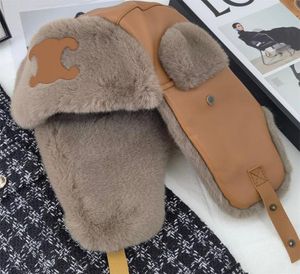 Fashion Earmuff Trapper Hats Designers Hat Leather Wool Cap Luxury Brand Hat Warm And Windproof Hat In Winter High Quality3596928