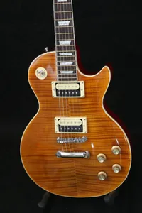 Klassische Standard-E-Gitarre APPETITE AMBER mit Slash-Signatur und Candy-Back-Gitarre