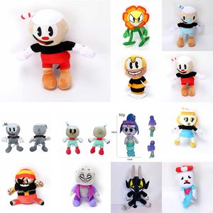 Brinquedo de pelúcia Cuphead de 8 polegadas cuphead e mugman de pelúcia