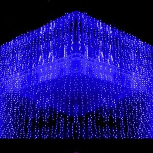 10x1 5m metr Weding 488LLD Lights LEDS Świąteczne Diody Świąteczne Dekoracja ogrodu Party Flash Fairy Curtain Light SH276T
