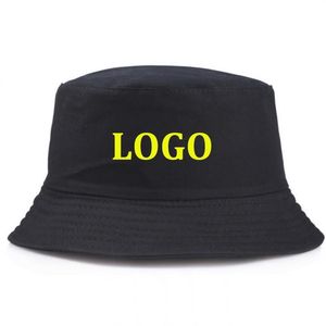 Anpassad hinkhatt utomhus DIY LOGO FISHERMAN HATS SPORT CAP MEN Kvinnor Bomull Caps326i