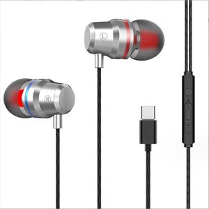 USB-C C till C hörlurar för iPhone 15 Type-C-hörlurar med mikrofon och volymkontroll hörlurar Huvudsystemet med detaljhandelsförpackning Pro Max Plus USB C Earphone