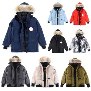 Winter Puffer Jacket Mens Down Parkas Fur Hooded Windbreaker Outwear Coat Womens Jacket For Man Fourrure Manteau Down Jackets Coats Hiver Parka Doudoune Size XS-3XL