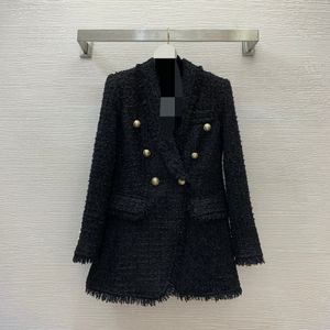 1206 XL 2023 Milan piste manteau automne marque même Style manteau col rond haute qualité à manches longues femmes vêtements weiniG23110351