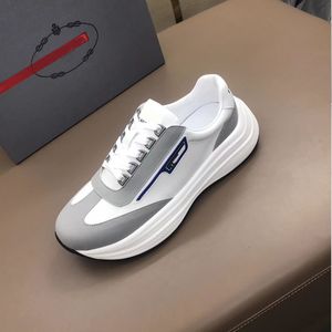 Luxusdesigner schwarzer lässiger Sneaker Reisebereich Herren-Plattform Daddy Schuhe Schnüre-up Flachse weiße Schuhe Leder Schuhe Laufschuhe Brettschuhe