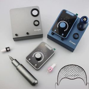 Tätowiermaschine Guapa Scalp Micropigmentation System Set Leistungsstarker Motor Permanent Makeup Pen Supply Kit 231208