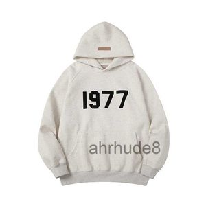 Luxo Hoodie Mulher Essentialhoodies 1977 Jacke Designer Longsleeve Weatshirts Loose Hoodies Amantes Roupas Ess Essentail Hoody Mens Pulôver Jump QSTQ