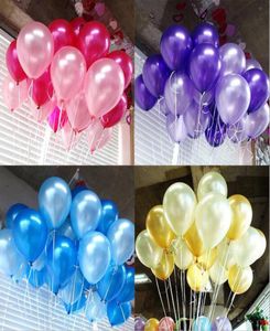 Balões de látex 12 polegadas 28 gramas cor pérola para presente artesanato festa de casamento aniversário chá de bebê decoração diy2551815