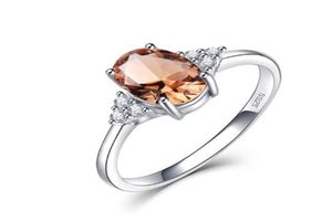 Fashion Zultanite Pierścień kamienia szlachetnego dla kobiet solidny 925 Srebrny kolorowy pierścionek z pierścieniem na temat zaręczyn ślubnych 5702517