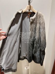 Womens Fur Autumn and Winter Loro Cashmere Mink Fur Jackets Coat Piana