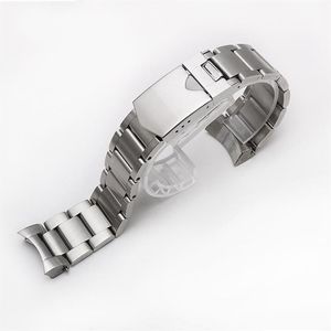 Watch Bands TOP Quality 316L Stainless Steel Silver Band Straps Watchbands For Black Bay 22mm Strap289A