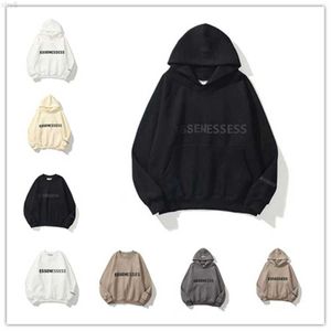 Erkek Hoodies Sweatshirts Ess Erkek Hoodie Tasarımcı Kadın Moda Trend Arkadaşları Siyah Beyaz Gri Baskı Üst Rüya Boyutu SXL 4X55