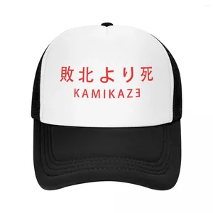 Ball Caps Klasik Kamikaze Trucker Hat Kadın Erkekler Kişiselleştirilmiş Ayarlanabilir Yetişkin Savaş Beyzbol Kapağı Hip Hop Snapback