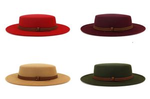 Chapéu formal plano jazz panamá boné masculino feminino feltro fedora chapéus inverno aba larga tampas senhora mulher trilby chapeau moda feminina accessor3925607