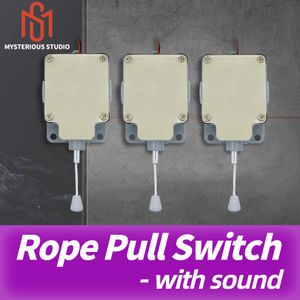 Mystisk studio Escape Room Props Rope Pull Switch Pull repet i en korrekt sekvens för att låsa upp spelpussel