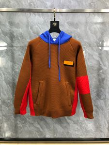 Highend brand designer hoodie high quality wool material US size fashion knitted hoodie luxury top mens hoodie