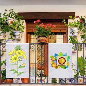 空白の昇華ガーデン旗Diy Lawn Garden Flags Polyester Banners For Indoor Outdoor Courtyard Decoration 11.8 X 17.7inches FMT2081