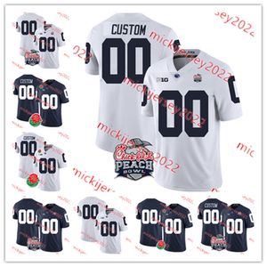 Chad Powers Todd Blackledge DaeSean Hamilton 2024 Peach Bowl Camisa de futebol Sean Lee 89 Dave Robinson Evan Royster Allen Robinson Penn State Nittany Lions Jerseys