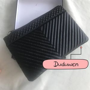 29x20 cm moda PU Clutch Party Bag C MARK Classic Velvet w środku z torbą z kurzu zamka błyskawicznym i pudełkiem prezentowym Case C Butique Office 317i