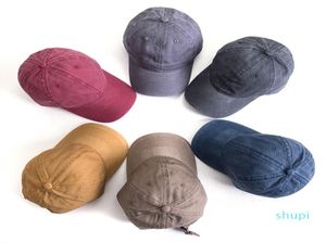 Отбеленные простые папайские шляпы на заказ, пустые неструктурированные бейсболки с эффектом потертости,5025982
