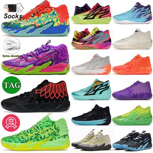 New Designer MB.03 lamelo ball shoes mb03 Basketball trainers mb.02 outdoor Guttermelo Toxic Black Blast mb.01 Athletic Sport Top Quality Mens Womens Sneakers EUR 36-46