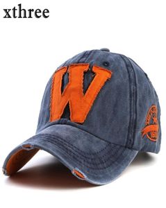 コットン刺繍レターW野球帽スナップバックキャップフィットボーンケース帽子カスタムハット6380097