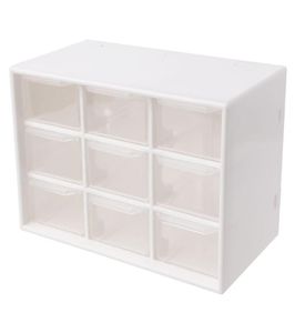 9Layer Drawer Desk Storage Box Plastic Document Sundries Holder Cosmetic Cabinet Storage Organizer Desktop Makeup Organizer Box Y4298145