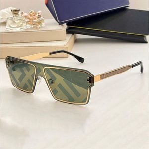 Designer-Sonnenbrille für Damen, randlos, All-in-One, galvanisierter Metallrahmen FE 40028, Sacoche Trapstar, modische neue Sonnenbrille origin302h