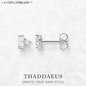 Stud Ear-Candy Look Studs Earrings Europe Style Fine Jewerly For Women Cute Zircon Gift In 925 Sterling Silver YQ231211