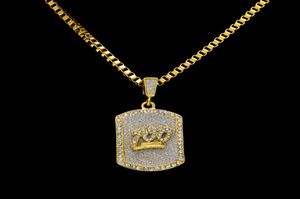 Hip Hop 100 Military Jesus Icense Rhinestone Pendants Halsband Rock smycken gåvor till kvinna och man ne6916672055
