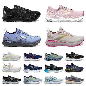 New Arrival Men Women Brooks Running Shoes Black White Green Yellow Blue Grey Pink Outodor Shoe Designer Sneakers Traniers
