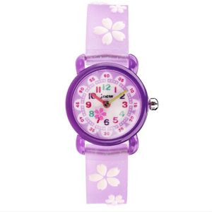 Jnew Brand Quartz Childrens Watch Loverly Cartoon Boys Girls Studenter Watches Silicone Band Candy Color Wristwatches Cute Childre2667