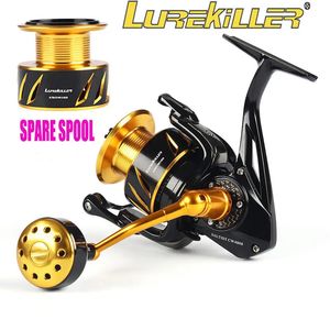 Molinete de pesca com mosca 2 original lurekiller molinete de jigging saltist cw3000 4000 4000h 5000 5000h 6000 10000 10000h 9 1bb água salgada 231211