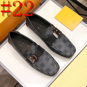 36 modello nuovi tacchi alti uomo elegante scarpe eleganti firmate tendenza verde punta a punta mocassini casual in pelle per uomo moda slip-on scarpe formali da uomo