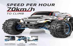 110 Ölçek 2 4G RC Araç Yüksek Hızlı Uzaktan Kumanda Yol Araba 4WD 70km H fırçasız kamyon RC Carros Model Çocuk Oyuncakları Hediye 21083062685