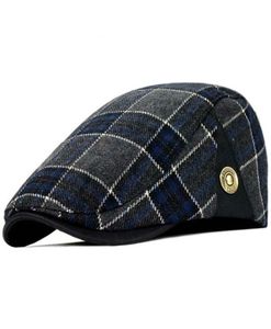 Wysokiej jakości retro dorosłe berety mężczyźni wełna wełniana kabina cabbie czapki flatcap dla kobiet039s Newsboy Caps Ship5798081
