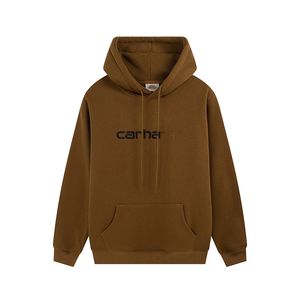 Felpa con cappuccio firmata Carhart Felpa da uomo da donna felpa pullover hip hop manica lunga casual ricamo abbigliamento Carharttlys T-shirt a maniche corte in cotone hbng