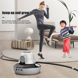 Jump Ropes Smart Automatic Electric Skipping Machine Multiperson Fitness Intelligent Rope Electronic Adjuster Counting for Home Workout 231211