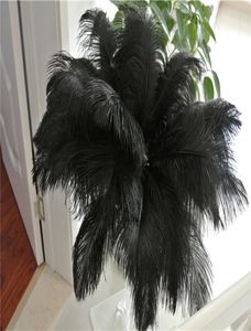 50st Black Ostrich Feather Plume For Wedding Centerpiece Christmas Feather Wedding Home Festive Table Decor Party Supply3558957