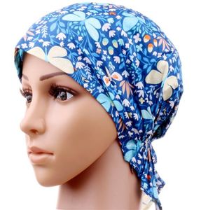 Chemo Hat Woman039S Stretchy Beanie Bandana Turban Cap Skull Caps Head Wrap Headscarf för canceralopecia håravfall4443813