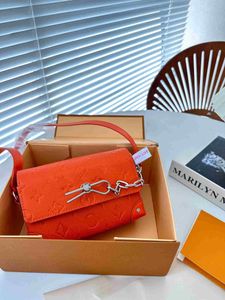 2024 Neue Designer -Bag -Modebox -Taschen Männer Crossbody Body Women Designer Umhängetaschen Orange gelbe Mini -Box -Handtasche