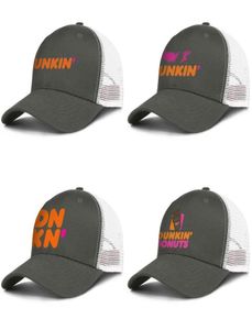 Dunkin Donuts kaffelogotyp Mens och kvinnor Justerbar Trucker Meshcap Golf Cool Team Classic Baseballhats Dunkin039Brands LOGO DO8758260