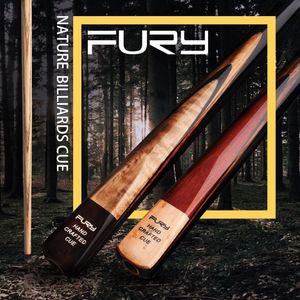 Stecche da biliardo Fury Snooker Cue Stick con custodia punta da 98 mm albero in frassino kit di giunzione in ottone professionale Billar Taco De Sinuca 231208