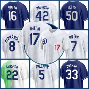 17 Shohei Ohtani Baseball Jersey Dodgers Mookie Betts Clayton Kershaw Freddie Freeman Will Smith Autman Enrique Hernandez Martinez Yency Almonte