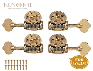 NAOMI Professional Deluxe German Style 34 44 Double Bass Tuners Single Machine Head5158896