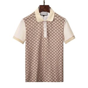 Asiatische Größe M-3XL Designer-T-Shirt Lässiges Poloshirt mit Monogramm-Print, kurzärmliges Oberteil zum Verkauf, luxuriöse Herren-Hip-Hop-Kleidung M-XXXL