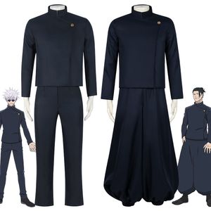 Anime kostiumy jujutsu kaisen cosplay gojo satoru geto suguru peruki i kolczyki